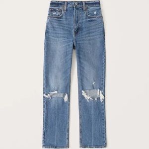 Abercrombie & Fitch ankle straight ultra high rise. Size 26/2